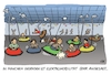 Cartoon: Elektromobilität (small) by achecht tagged elektromobilität,mobilität,elektroauto,klima,nachhaltigkeit,auto,autoscooter,energie,benzin,sprit,umwelt,rummel,jahrmarkt,spaß,vergnügen,unfall