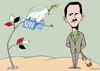 Cartoon: Ambassador of peace (small) by Dubovsky Alexander tagged peace,ambasador,syria,krisis,unaited,nations