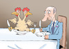 Cartoon: lunch with Putin (small) by Dubovsky Alexander tagged lunch,putin,politiks,war