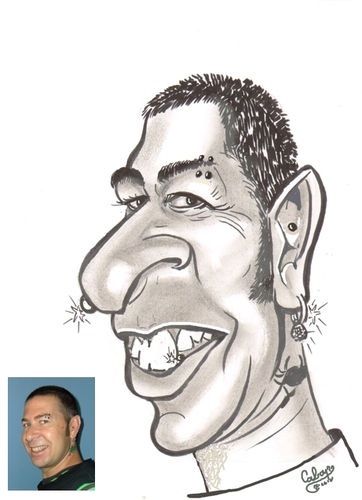 Cartoon: Robin Crowley (medium) by cabap tagged caricature
