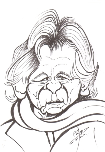 Cartoon: Roman Polanski (medium) by cabap tagged caricature