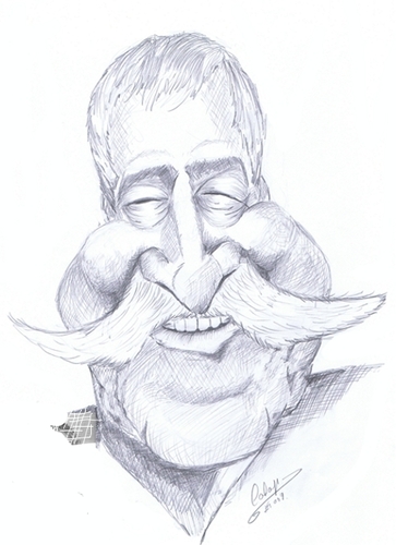 Cartoon: Sergio Aragones (medium) by cabap tagged caricature