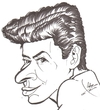 Cartoon: Eddie Fisher (small) by cabap tagged caricature