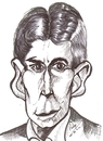 Cartoon: Franz Kafka (small) by cabap tagged caricature