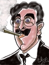 Cartoon: Groucho Marx (small) by cabap tagged caricature