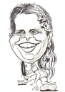 Cartoon: Kim Clijsters (small) by cabap tagged caricature