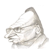 Cartoon: Larry King (small) by cabap tagged caricature