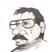 Cartoon: Rainer Werner Fassbinder (small) by cabap tagged movie