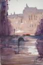 Cartoon: the bridge (small) by cabap tagged watercolorpainting