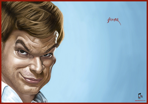 Cartoon: Dexter Morgan (medium) by szomorab tagged dexter,morgan