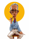Cartoon: Norman Rockwell (small) by tobo tagged caricature