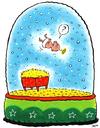 Cartoon: Schneekugel (small) by ari tagged schneekugel,schüttelkugel,weihnachten,xmas,krippe,jesus,heiligabend,schnee,plikat,geschenk