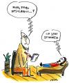 Cartoon: Ypsilanti (small) by ari tagged psychiater,mann,frau,ypsilanti,psychiatrist,man,woman,politik,partei,wahl