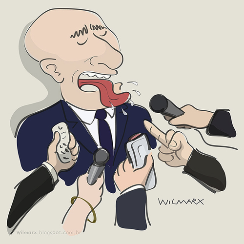 Cartoon: Fuck you (medium) by Wilmarx tagged lie,political