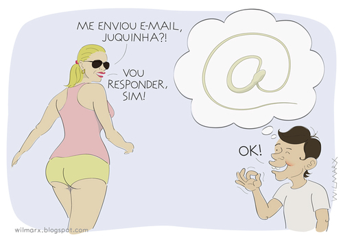Cartoon: Juquinha (medium) by Wilmarx tagged graphics,email