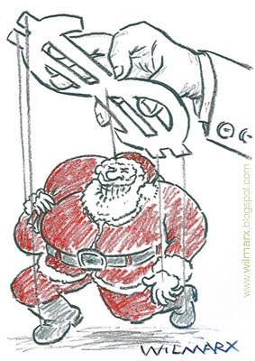 Cartoon: Natal (medium) by Wilmarx tagged capitalismo,christmas