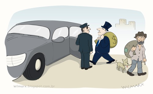 Cartoon: Sacks (medium) by Wilmarx tagged poverty,capitalism