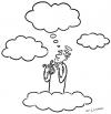 Cartoon: Nas nuvens (small) by Wilmarx tagged angel,anjo
