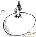 Cartoon: O ovo da serpente (small) by Wilmarx tagged violence,world
