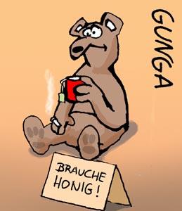 Cartoon: Honig (medium) by Gunga tagged honig
