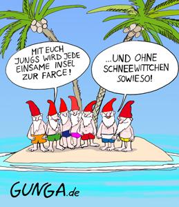 Cartoon: Insel (medium) by Gunga tagged insel