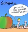 Cartoon: Apfel (small) by Gunga tagged apfel