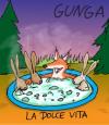 Cartoon: Dolce Vita (small) by Gunga tagged dolce,vita