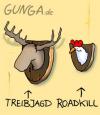 Cartoon: Roadkill (small) by Gunga tagged roadkill