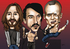 Cartoon: Red Hot Chilli Peppers (small) by mitosdorock tagged red,hot,chilli,peppers,rock