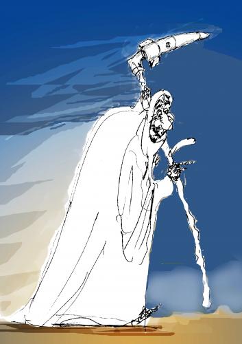 Cartoon: ahmatinedjat (medium) by Miro tagged ahmatinedjat