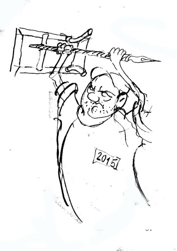 Cartoon: DARKO DRLJEVIC (medium) by Miro tagged no,koment