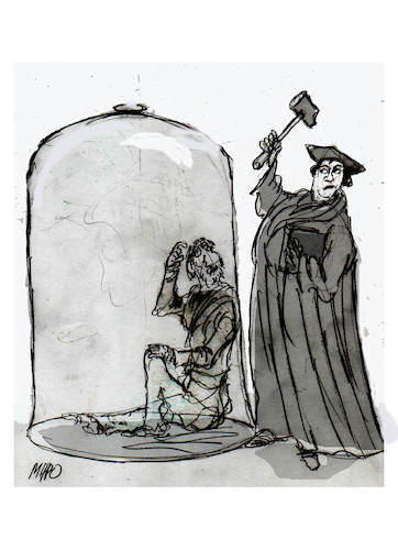 Cartoon: Martin Luter (medium) by Miro tagged martin,luter