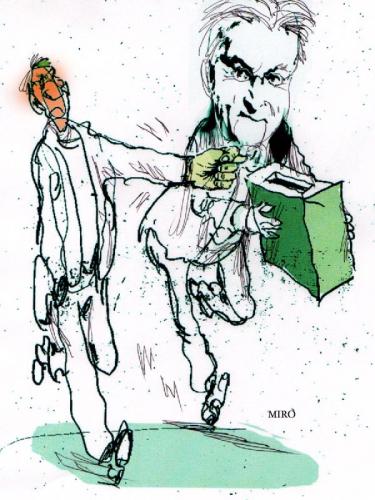 Cartoon: merkel (medium) by Miro tagged merkel