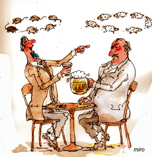 Cartoon: no coment (medium) by Miro tagged no,coment