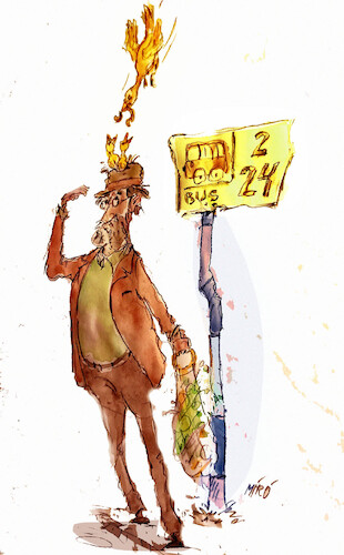 Cartoon: no comment (medium) by Miro tagged no,comment