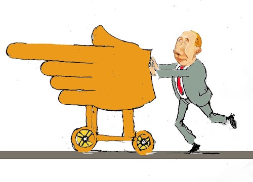 Cartoon: no text (medium) by Miro tagged putin