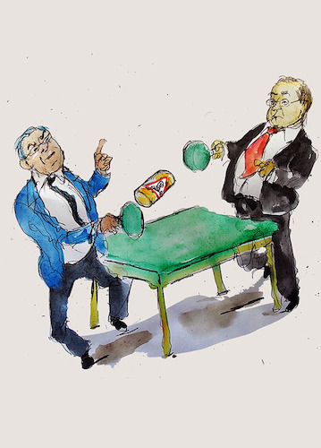 Cartoon: Ping pong (medium) by Miro tagged no,koment