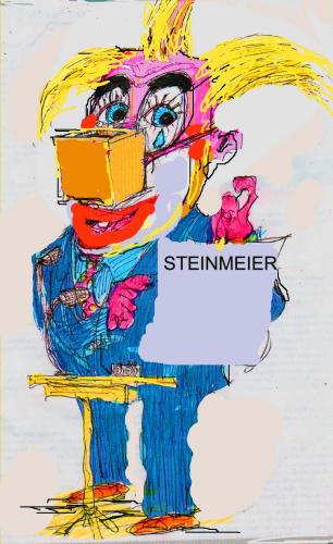 Cartoon: steinmeier (medium) by Miro tagged steinmeier