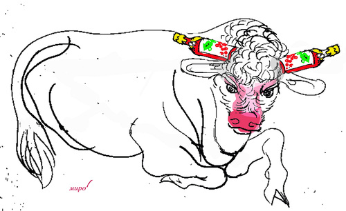 Cartoon: wine (medium) by Miro tagged wine