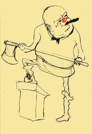Cartoon: WINSTON CHERCHILL (medium) by Miro tagged no,koment