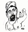 Cartoon: Luis (small) by Miro tagged cartoonist