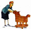Cartoon: Merkel (small) by Miro tagged no,title