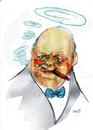 Cartoon: WISTON CHERCHILL (small) by Miro tagged no,koment