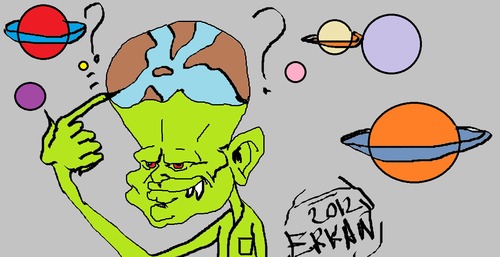 Cartoon: uzay (medium) by SiR34 tagged science