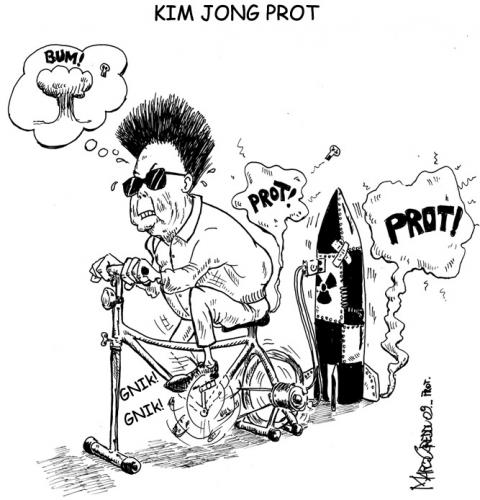 Cartoon: kim (medium) by MarcoCar tagged nord,corea