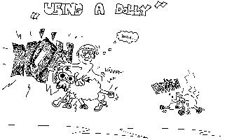 Cartoon: Platz (medium) by Newbridge tagged platz,peng,gehorsam,hund,soldat