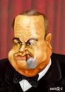 Cartoon: Churchill (small) by Senad tagged churchill,senad,nadarevic,bosnia,bosna,karikatura