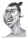 Cartoon: Zlatan Ibrahimovic (small) by Senad tagged senad,nadarevic,zlatan,ibrahimovic,bosnia,karikatura,cartoon