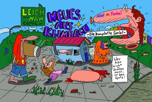 Cartoon: Cover (medium) by Leichnam tagged neues,aus,klimbach,cover,titelblatt