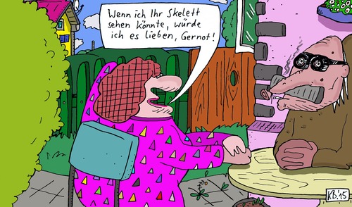 Cartoon: Gernot 4 (medium) by Leichnam tagged gernot